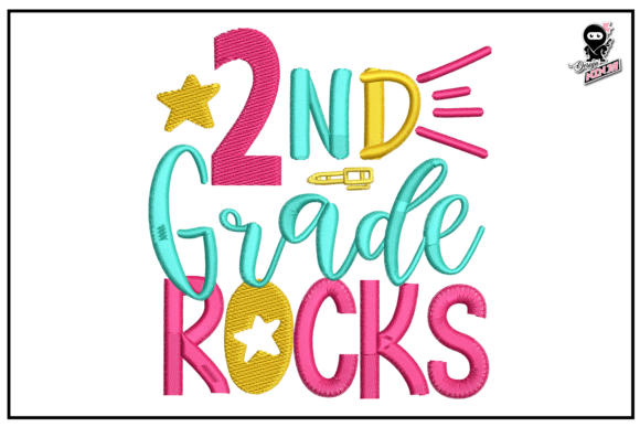 2nd Grade Rocks: A Whimsical Addition to Your Collection