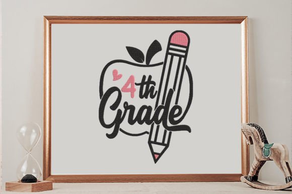 4th Grade Apple Pencil: Embroidery Design Review