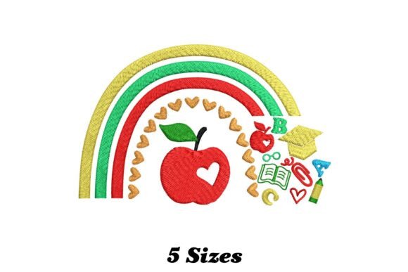 Back to School Rainbow: An Embroidery Seller’s Review