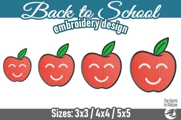 Back to School Smiling Color Apple: A Whimsical Addition
