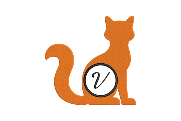 Cat Letter V: A Charming Addition to Your Apparel