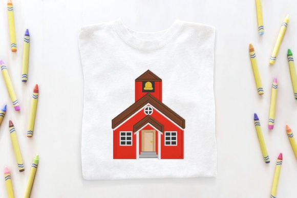 Charming Schoolhouse Applique Embroidery