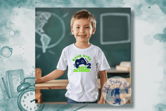 Game Over - Back 2 School: A Fun Embroidery Design