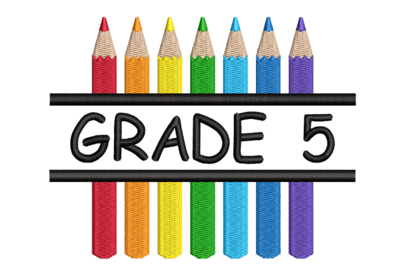 Grade 5 Split Colored Pencils Design Review