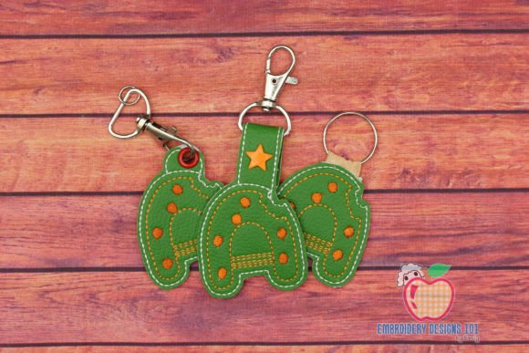 Letters a Keyfob Keychain ITH: A Versatile Embroidery Design