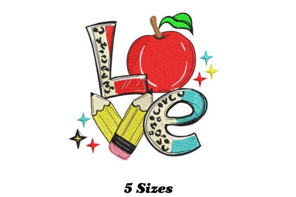 Love Back to School: A Charming Embroidery Design