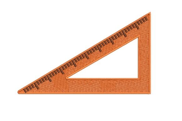 Orange Triangle Ruler: A Versatile Embroidery Design