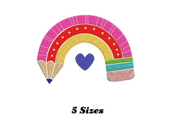 Rainbow Pencil: A Whimsical Touch for Your Projects