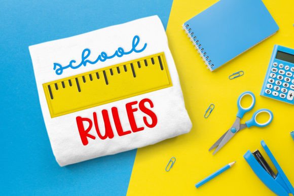School Rules Applique Embroidery: A Back-to-School Must-Have